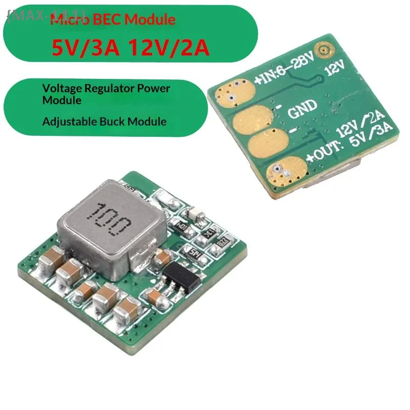 

【F2-MAX111】1 шт. микро-BEC 6В-28В для радиоуправляемых мультикоптеров, самолетов, FPV-дронов, фристайл-дронов, запчасти для DIY, микро-BEC 5В/3А 12В/2А