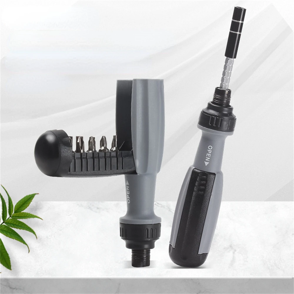 Multifunctional Ratchet Screwdriver Set Telescopic Screw Driver Magnetic Combination Maintenance Cross Kit Repair Tool 11 In 1