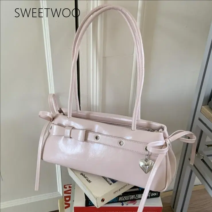 Chic Pastel-Tone Minimalist Patent-Leather Lightweight Party-Ready Daily-Wear Sling Purse
