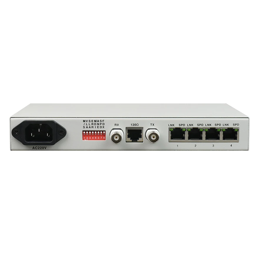 Convertitore E3 /DS3/STS-1to 4FE Convertitore da E3 a Ethernet Convertitore Ethernet su E3