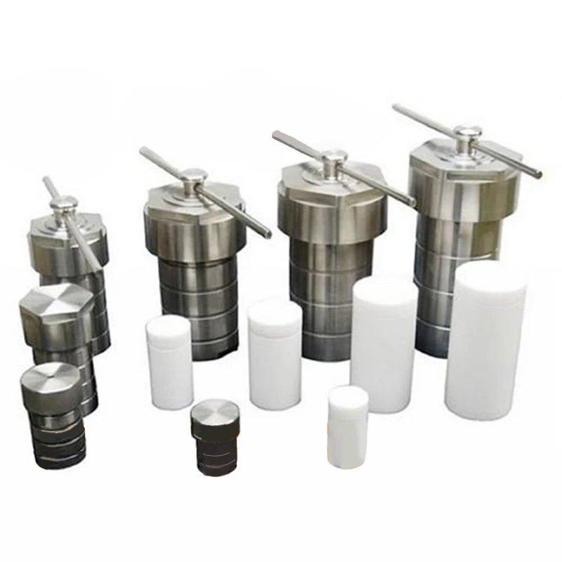 Vessel-kettle Hydrothermal Autoclave Reactor with PTFE Chamber Hydrothermal Synthesis 50ml