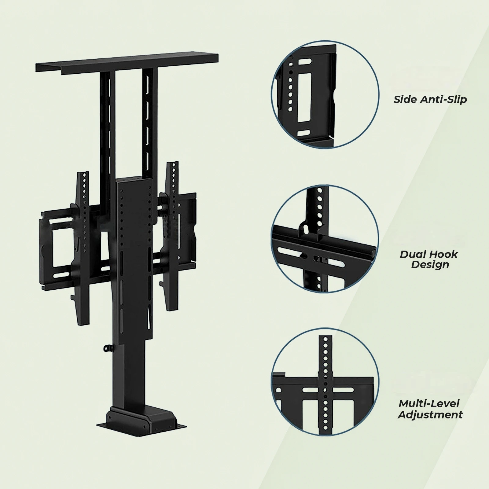 

Electric Remote Control Screen Mount Telescopic TV Mount Wholesale Motorized TV Lifting Stand in the Cabinet