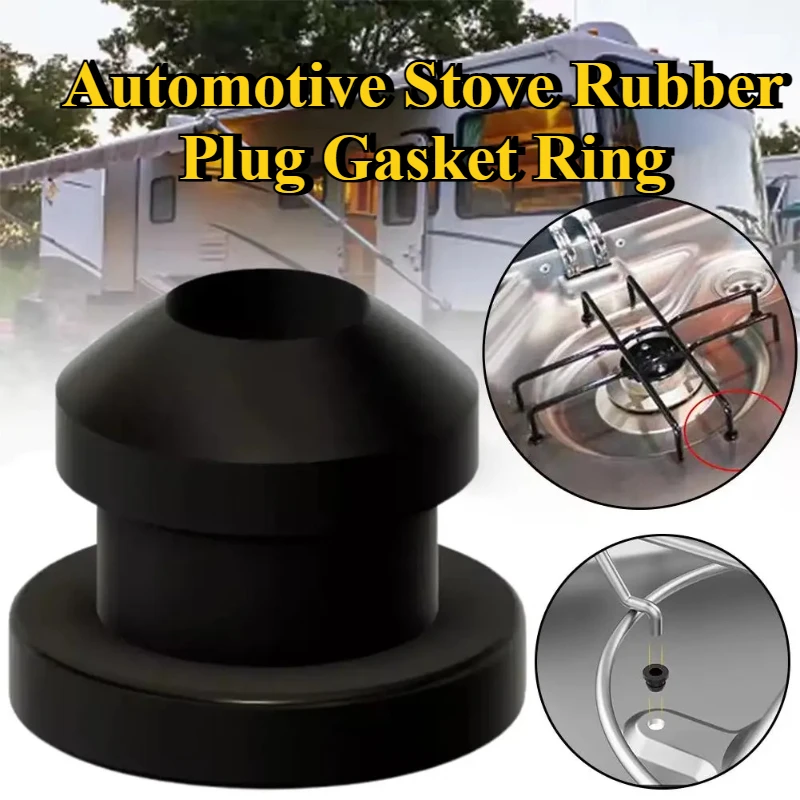 Car Stoves Rubber Plug Grommet Sleeve High Temperature Resistance for Motorhome Camper Feet for Through-Hole Protective Coil