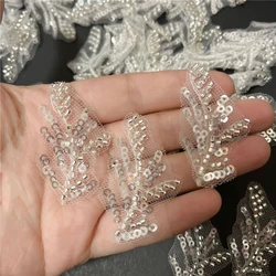 Flower Embroidery Patch Sequin Sew On Clothing Embroidered Appliques