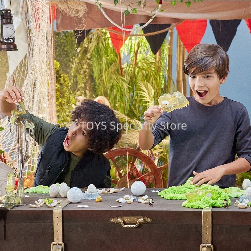 ZURU Smashers Dino Island Series 5 Giant Skull Gold Treasure Hunt Dinosaur Eggs Tyrannosaurus rex megalodon Model Boy Toys - Image 3