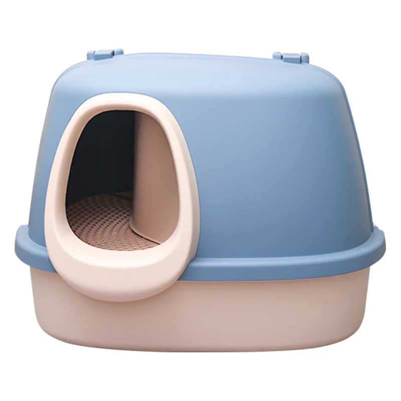 

Litter Box Corridor Type Fully Enclosed Deodorant Oversized Long Channel Cat Toilet Anti-Sand Cat Poop Basin Cat Supplies