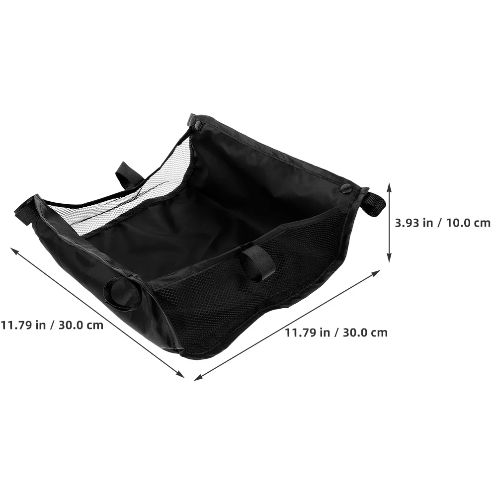 2 قطعة عربة طفل حقيبة التخزين شبكة المنظم متعددة الوظائف العالمي عربة أسفل سلة الحفاض تخزين حقيبة للحمل