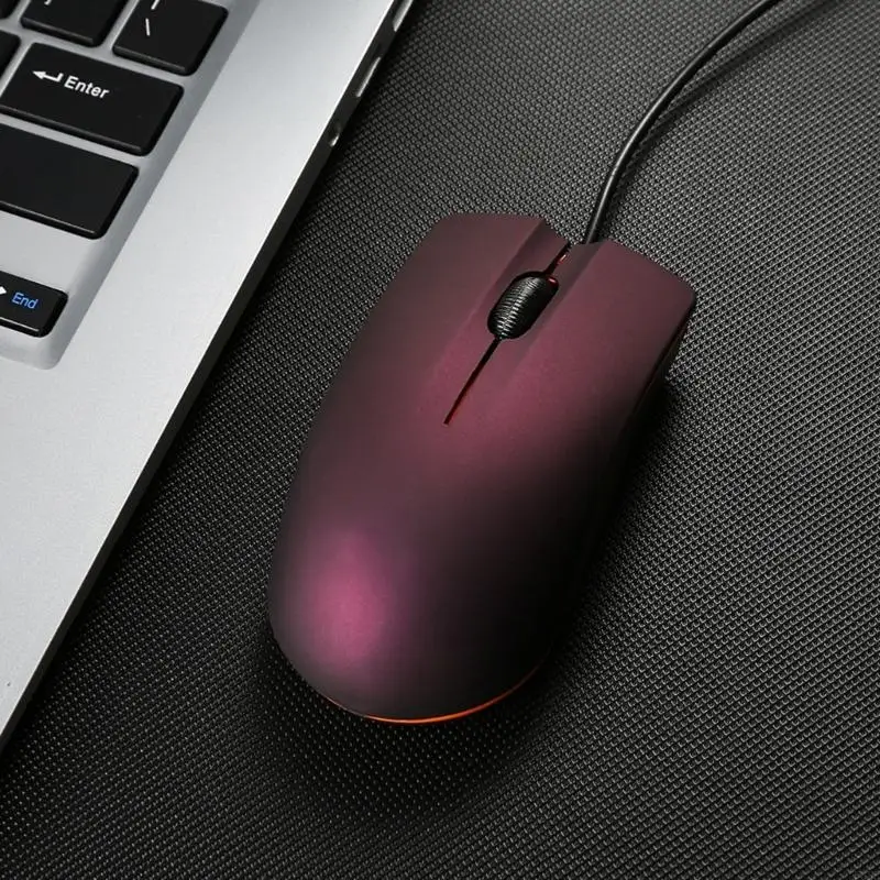 F68C USB 3D OPTICAL MOUSE PORTABLE CORDED MICE 1200DPI для компьютера Office Home