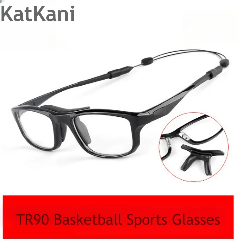 KatKani New Ultra Light TR90 Explosion-Proof Men's Basketball Glasses Optical Prescription Sports Glasses Frame L013