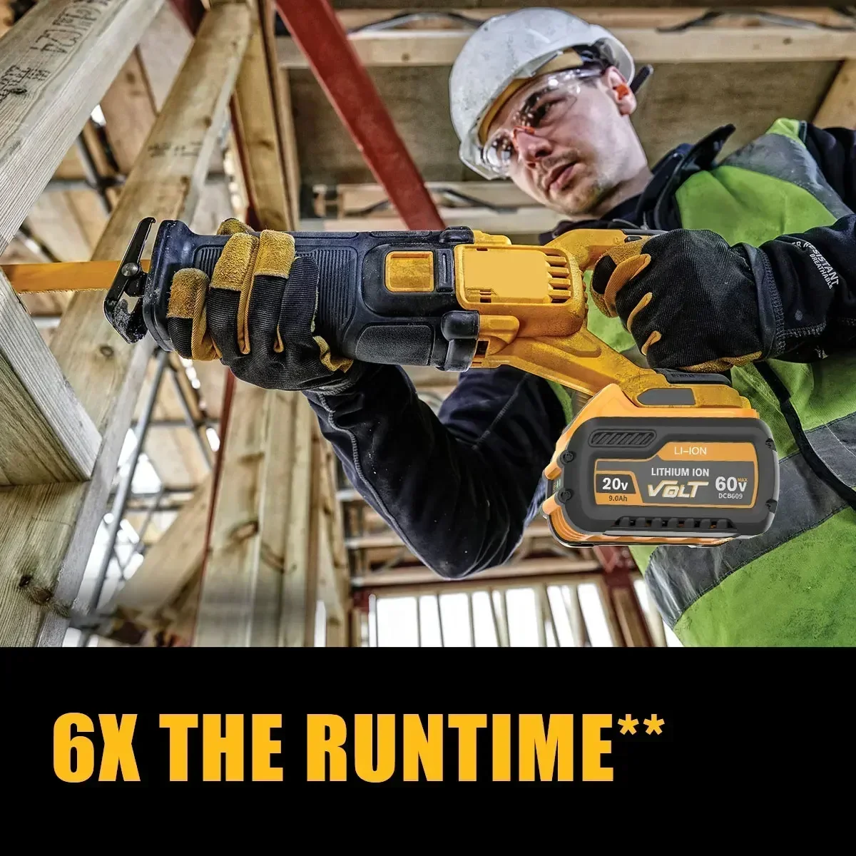 Do Dewalt FLEXVOLT 20V/60V MAX Akumulator 9Ah DCB609 litowo-jonowy DCB606 DCB612 DCB609 DCB205 DCB200 DCB182 Batería do Dewalt 20V