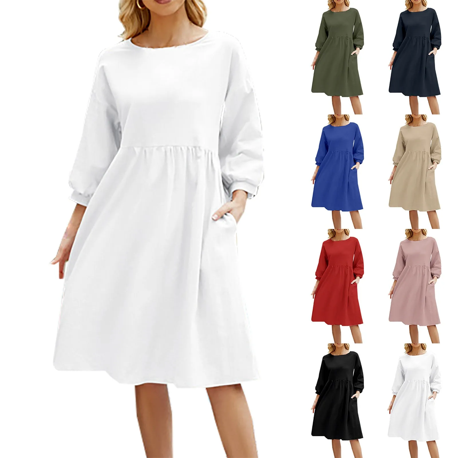 Ladies Summer Cotton And Linen Winter Semi Formal for Women plus Size Long Sequin Dress Dress plus plus Size Women Dress Clothes