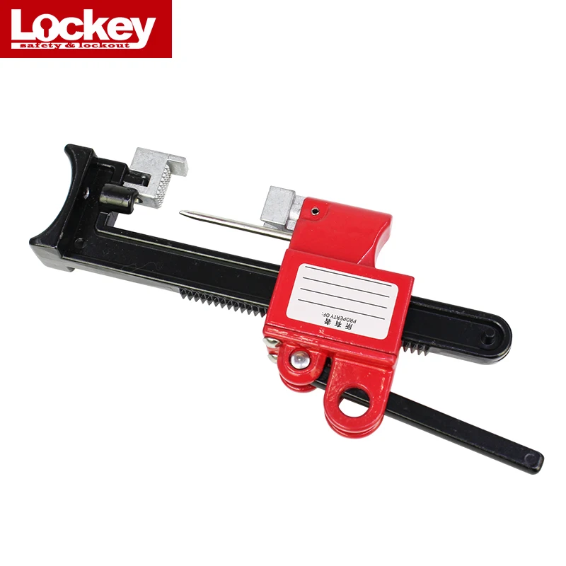 

Universal metal ball valve lock adjustable industrial valve LOTO safety tag lock