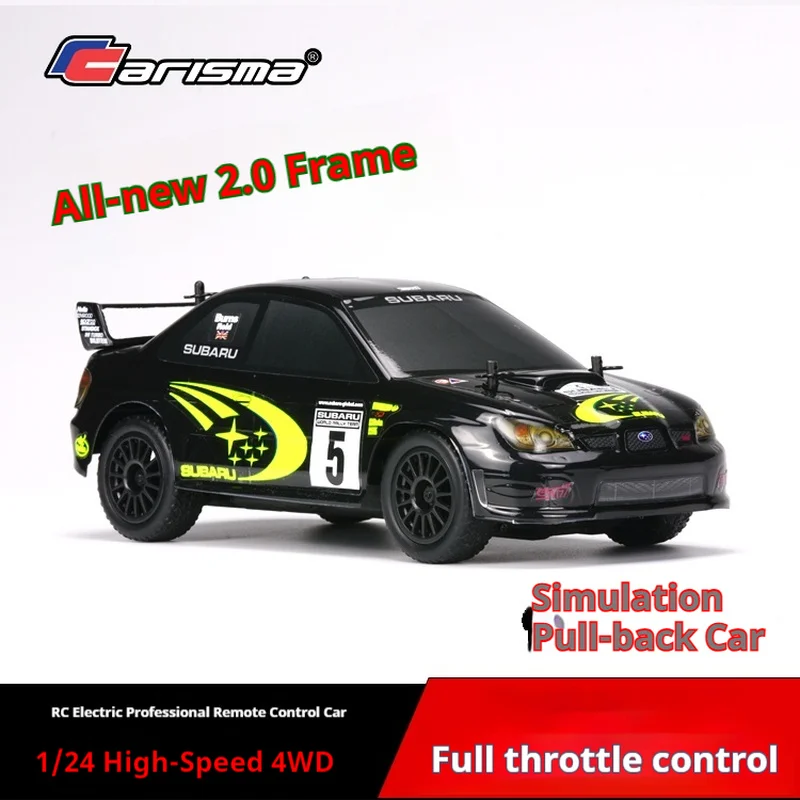2025 Carisma Rc Professional 1/24 Remote Control Car Simulation Rally Car Mini 4wd Model Car Friend Gift Remote Control Toy