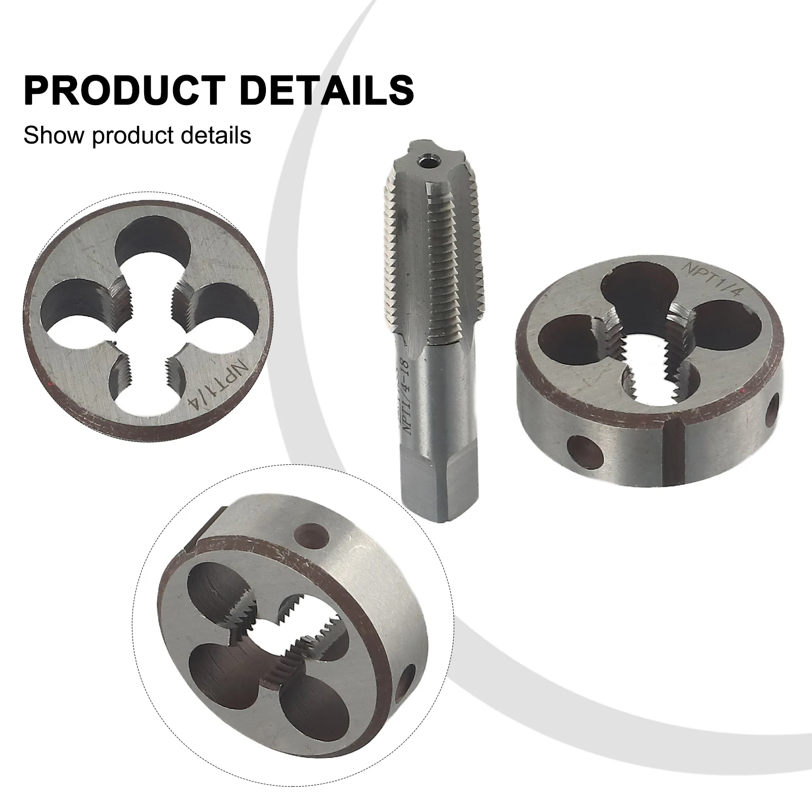 

Die Tap Woodworking Tools HSS 61mm Manufacturing Metalworking Metalworking Supplies NPT Practical Right Hand Tap