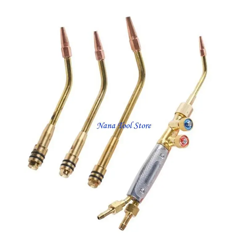 31GJ Industrial Oxy Oil Torch Copper Welding Torch Set Includes Cutting Attachment And Heating Tip For Metalwork