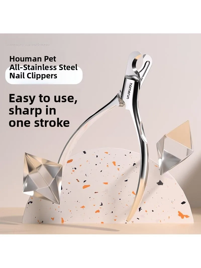 

Integrated Stainless Steel Pet Nail Clippers Dog Nail Trimmer Professional Pet Care Tools for Cats And Small Dogs