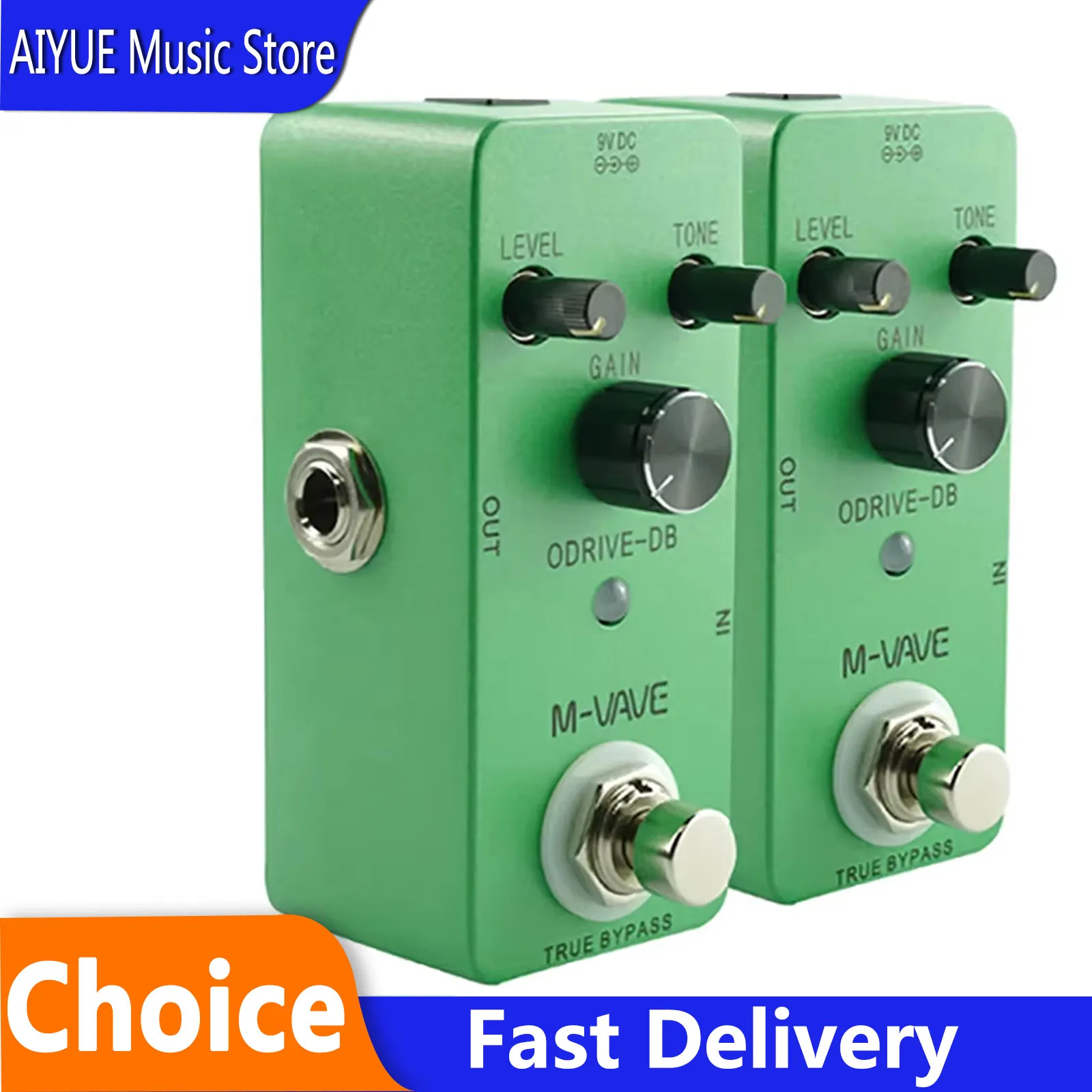 

M-VAVE ODRIVE-DB Guitar Effect Pedal Analog Overdrive True Bypass Cuvave CUBE BABY Effects Processors Electric Guitar Accessorie