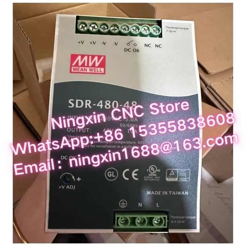 

Новый оригинальный импульсный блок питания SDR-480-24 SDR-480-48. Быстрая доставка.