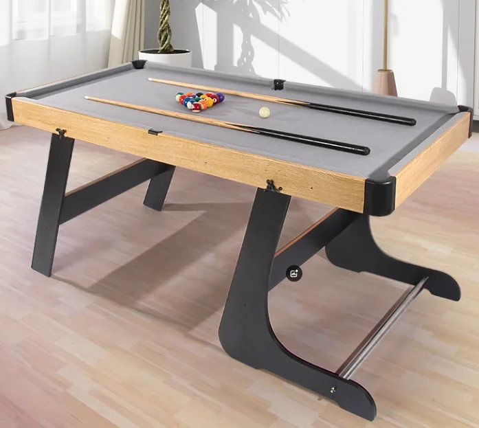 4 ft Indoor Folding Durable Customizable Multi-Game Table Combo Pool Billiard Snooker Tennis Air Hockey Shuffleboard Plastic