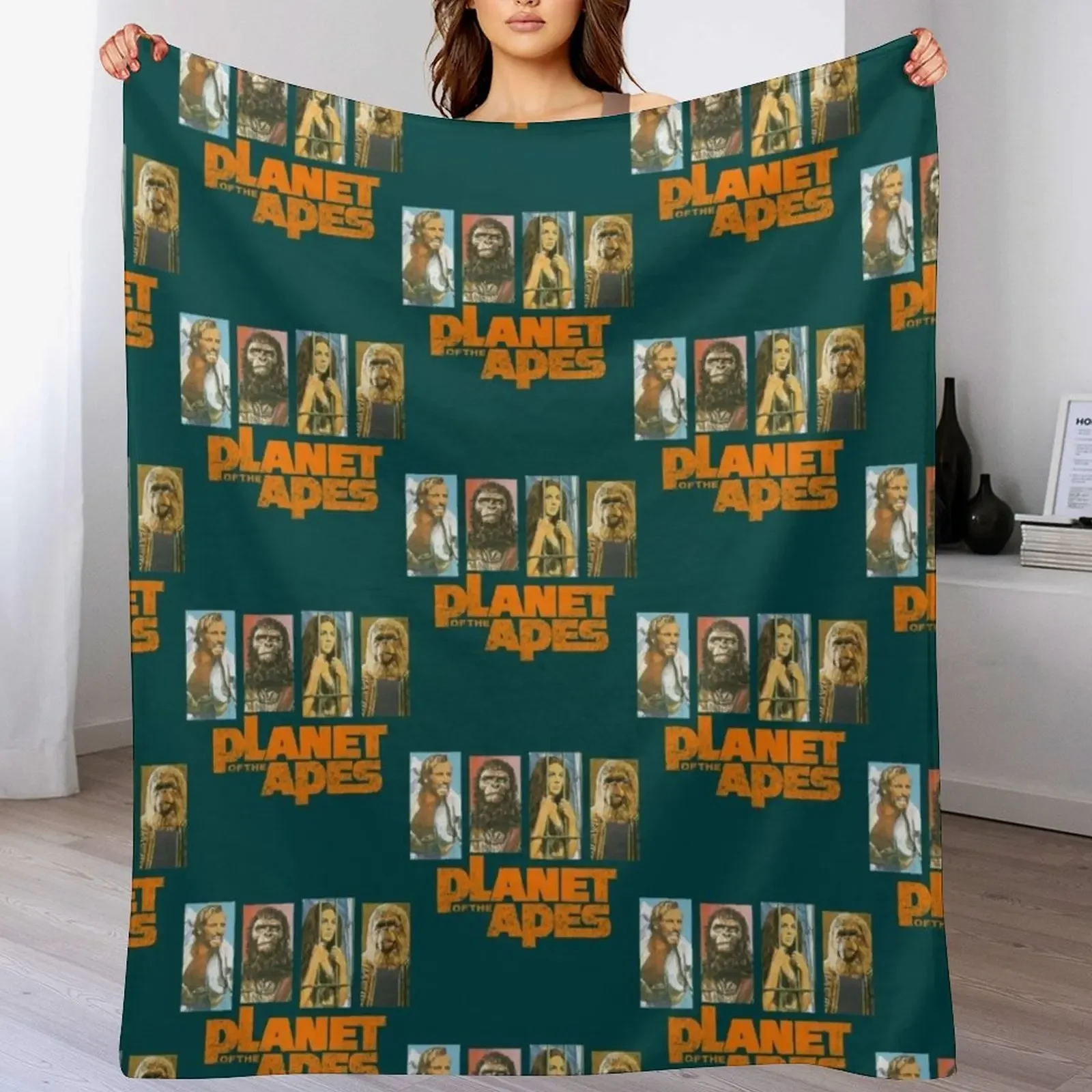 

film- Planet of the Apes Throw Blanket Plush Fuzzy Cozy Blanket for Couch Sofa