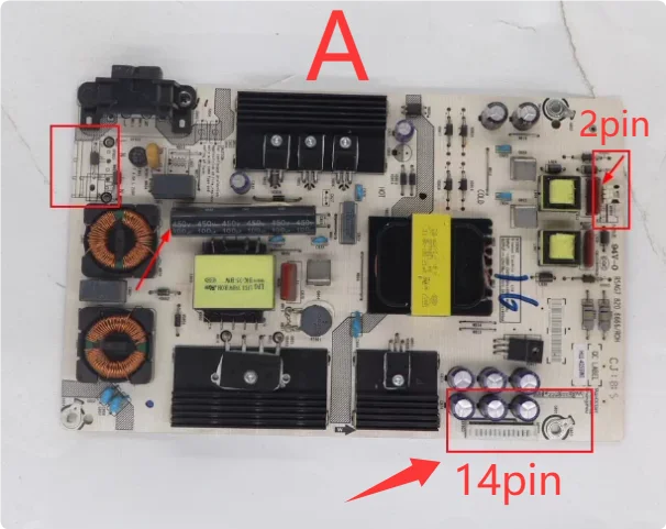 オリジナルtv-led58k300u-55n3000u-tv電源ボード-rsag78206666-roh-2ピン-4ピン