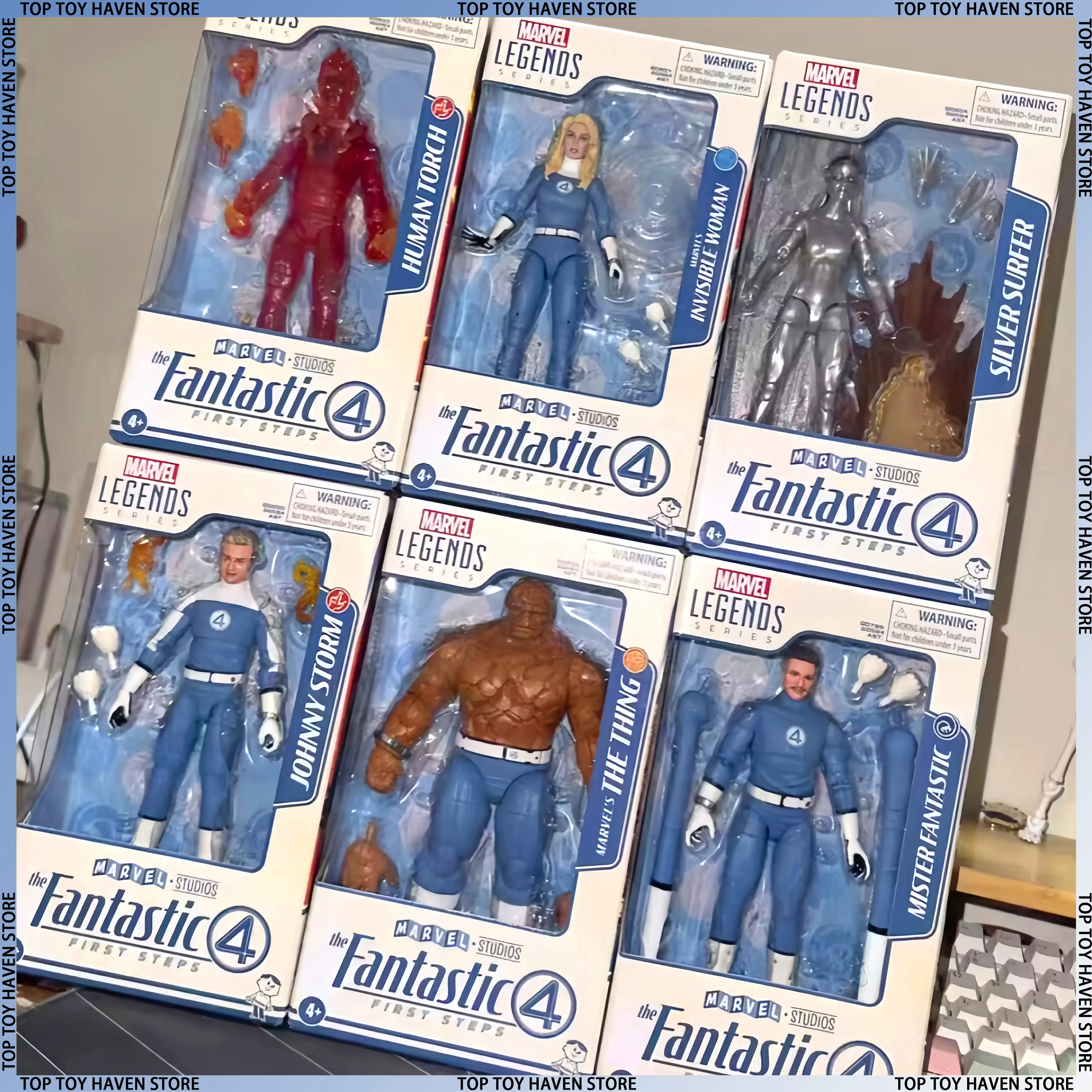 

Original Marvel Legends Fantastic Four 4 First Steps 6" Action Figure Model Toy Collection Hobby Gift