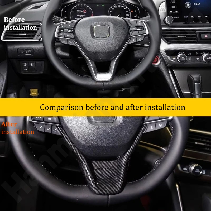 

for Honda Inspire/Accord 2018~2022 Steering wheel frame/center shift gear panel frame/interior modification accessories