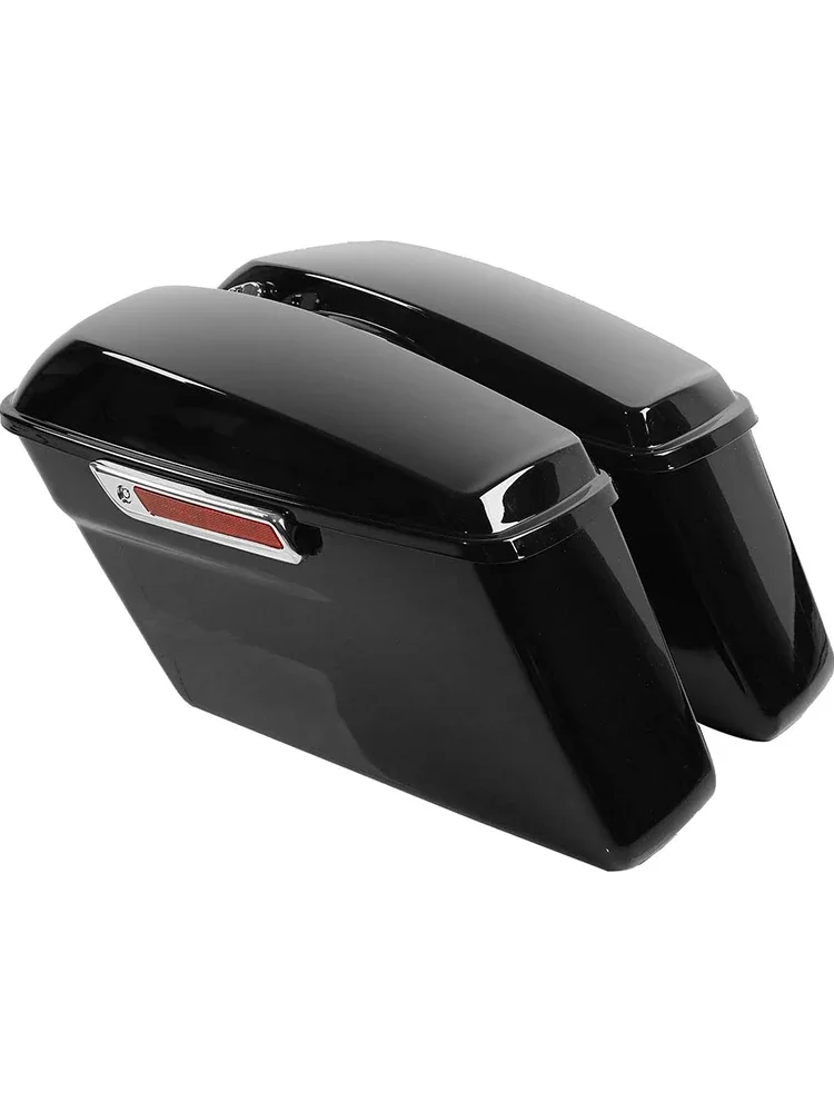 Motorcycle OEM Hard Saddlebags with Latch Key for Harley Davidson Touring Road King Electra Street Glide Ultra-Classic 2014~2023