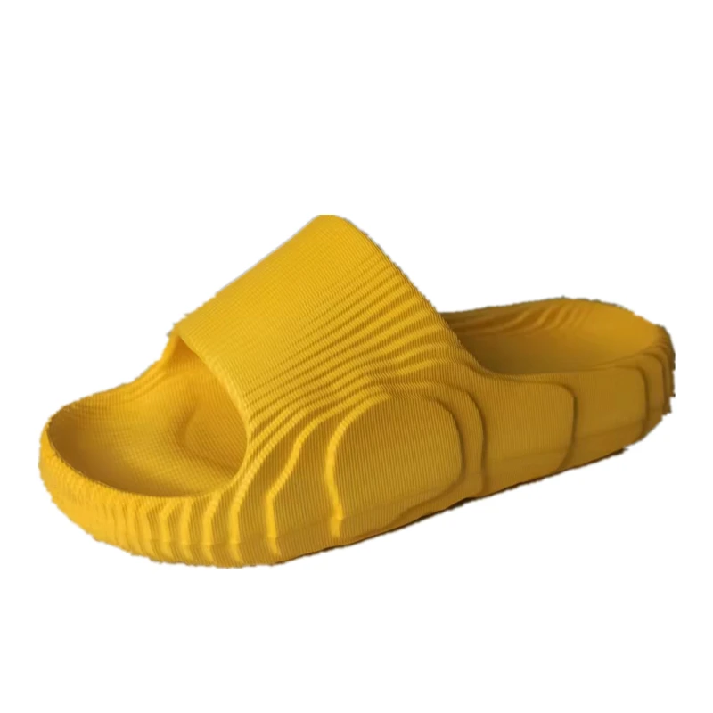 

Мужские и женские летние пляжные тапочки, роскошная брендовая модная обувь для улицы и помещений, искусственная кожа, Мужская нескользящая обувь на толстой зубчатой подошве