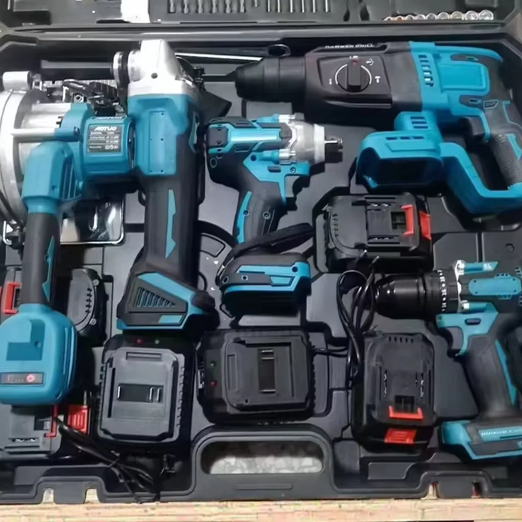 Professional Building Grade Charging Brushless Power Tool Combination Set Lithium-ion Battery Pack 18V/20V MAX view 6