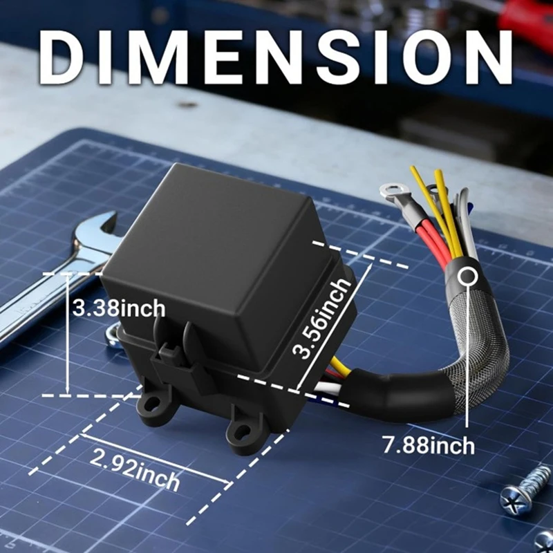 Super Sale 1 Set 12V 3 Way Waterproof Relay Box Pre-Wired Fuse and Relay Box