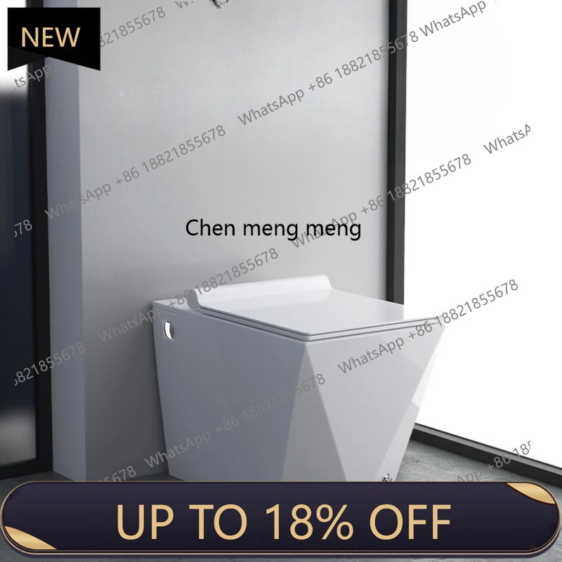 

Z189 58CM small apartment black pulse toilet, household toilet siphon water-saving color