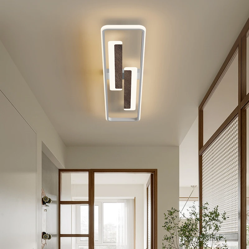 Cloak Room Corridor Balcony Ceiling Light Nordic Bedroom Long LED Corridor Light Simple Rectangular Living Room Ceiling Lamp