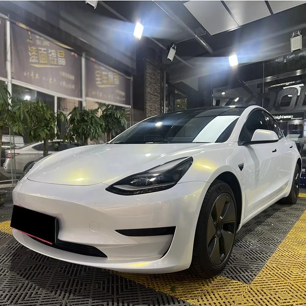 WRAPMASTER 1.52*15m Abrasion-resistant Water-resistant Gold White Pearlescent TPU PPF Car Paint Protection Film view 6
