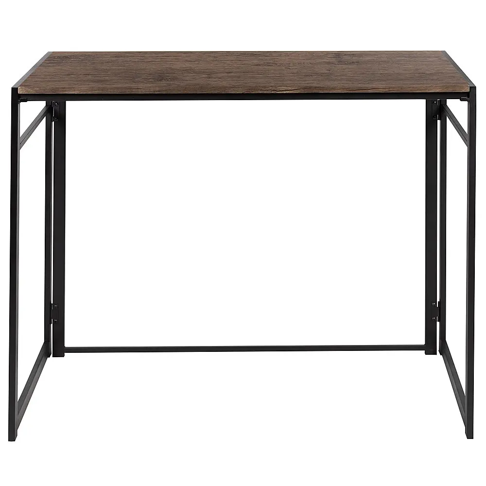 Walker Rectangle Modern Laminate Home Office Desk - Rustic