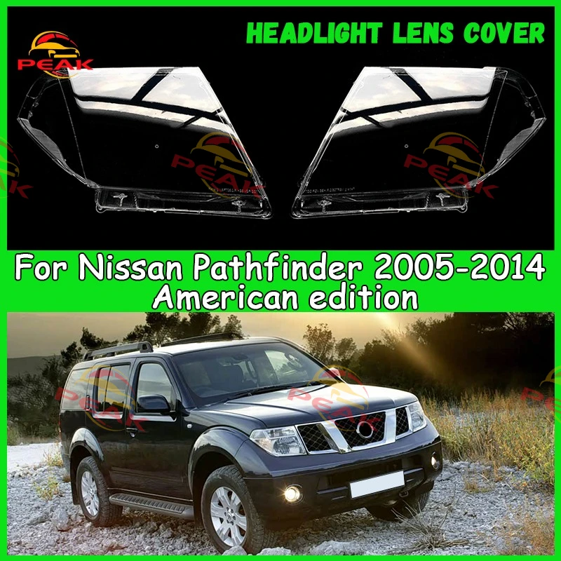 

For Nissan Pathfinder 2005-2014 Car headlight lens cover Headlamp Shade Head Lamp headlight lamp cover automobil parts accessori