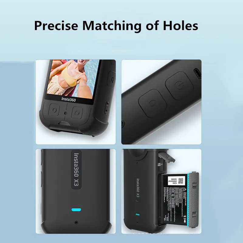 Lens Cap Protector + Protection Frame + Lens Guards + Screen Protector for Insta360 X3 Camera Protector Anti-scratch Accessories