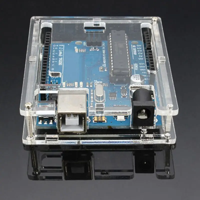 Box Enclosure Transparent Case For Arduino UNO R3