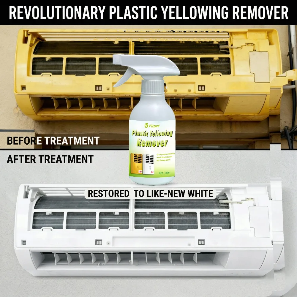 Image of Kunststoff-Reinigungsmittel gegen Vergilbung für Klimaanlagen und Waschmaschinen, Anti-Oxidationsmittel zur Geräte-Renovierung