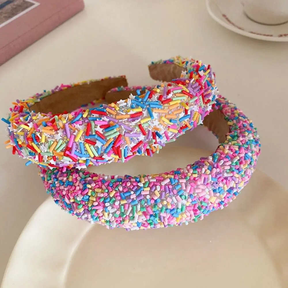 Retro Star Donut Headband Face Wash Korean Style Hair Hoop Acrylic Make Up Daily