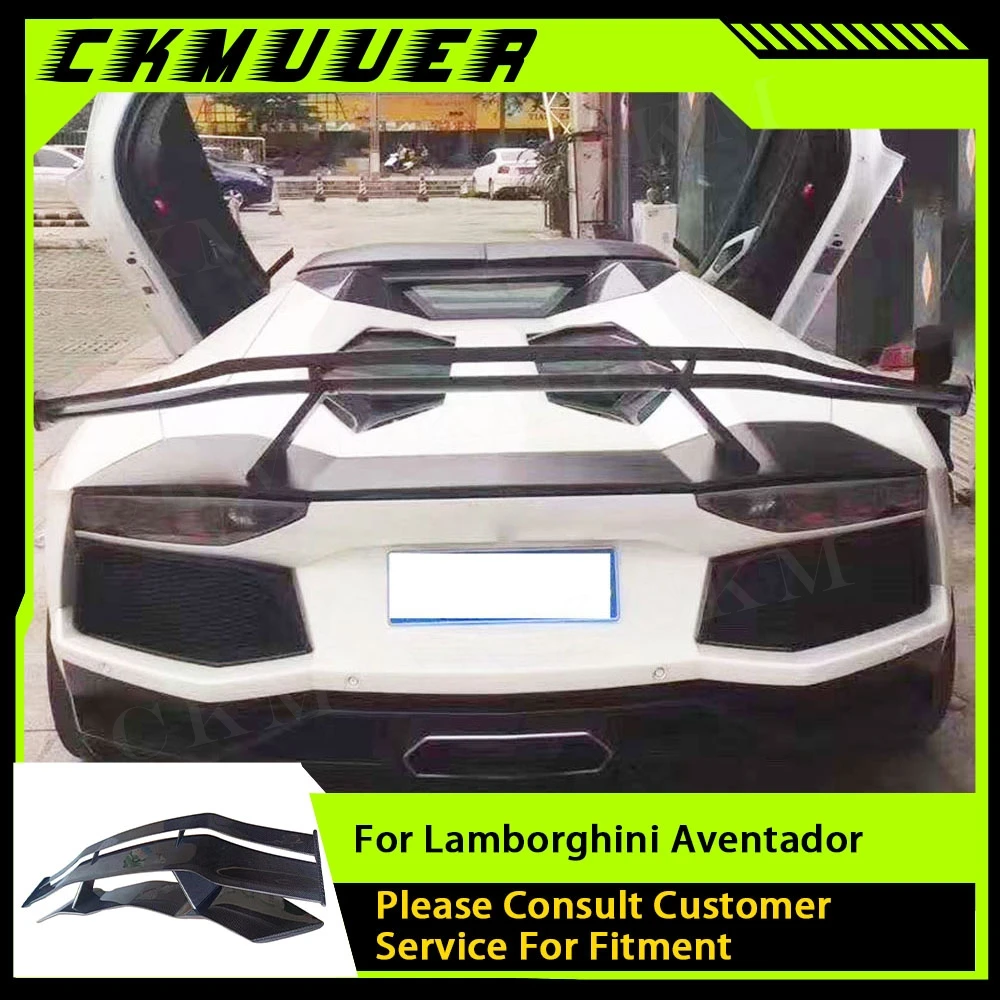 

CKMUUER задний багажник из углеродного волокна, спойлер багажника FRP, крылья для губ, автостайлинг для Lamborghini Aventador LP700 720 2011 UP