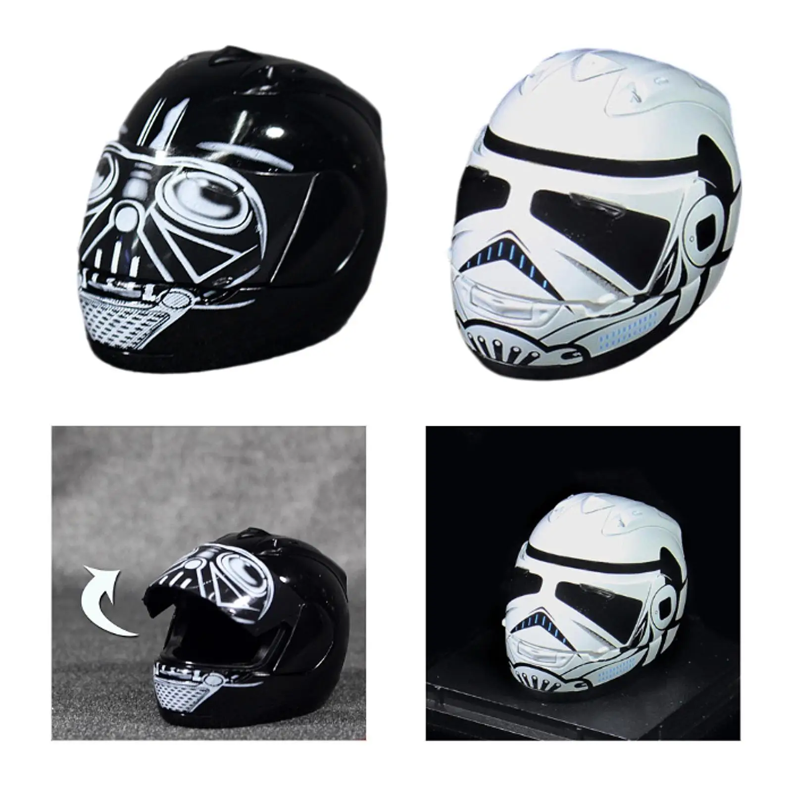 

1/6 Male Figure Helmet Fashion Stylish Photo Props Cosplay Hard Hat for 12inch