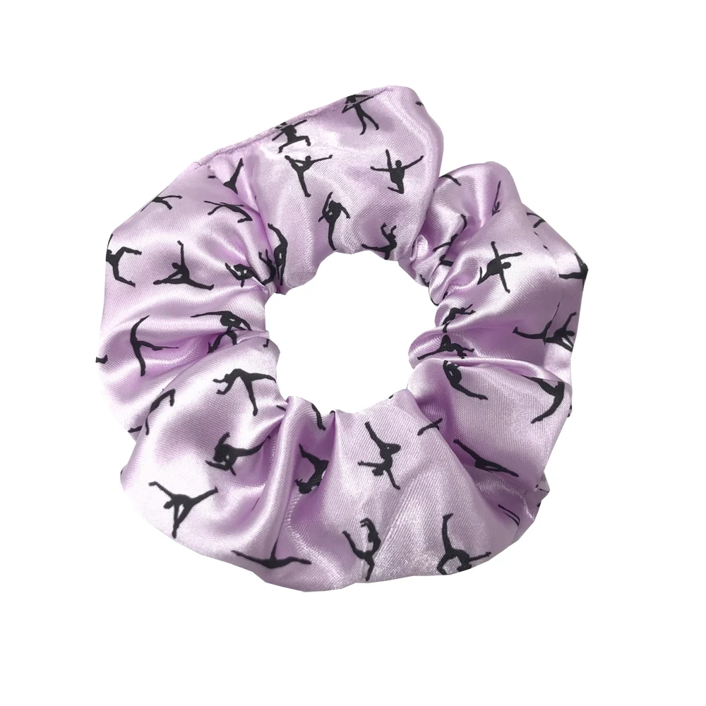 Scrunchies de seda satinada para Yoga y gimnasia, banda elástica de goma para gimnasio, accesorios para el cabello, Coleta, 5/20 piezas, 16 colores