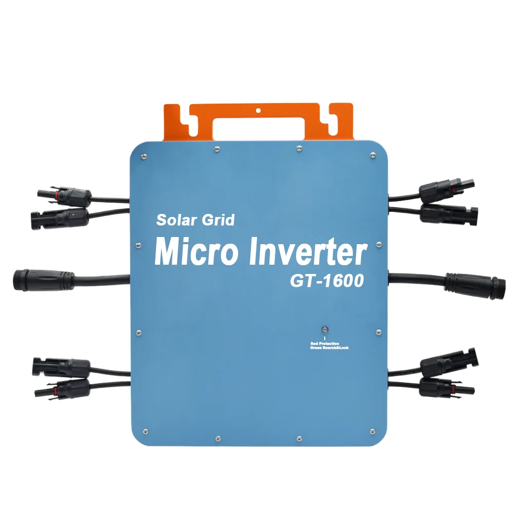 1600W Wireless Micro Inverter  Solar Grid Tie Converter DC18-60V to 120V230V Auto Switch Auto. Sense Pure Sine Wave Output