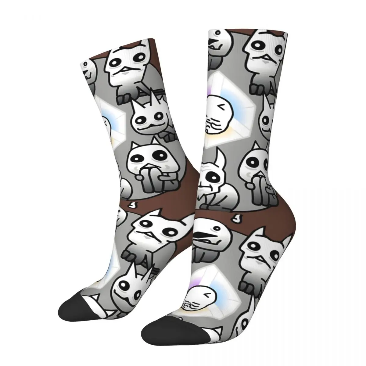 

Hip Hop Retro Laugh Crazy Men's compression Socks Unisex B-Battle Cats Street Style Seamless Printed Funny Novelty Happy