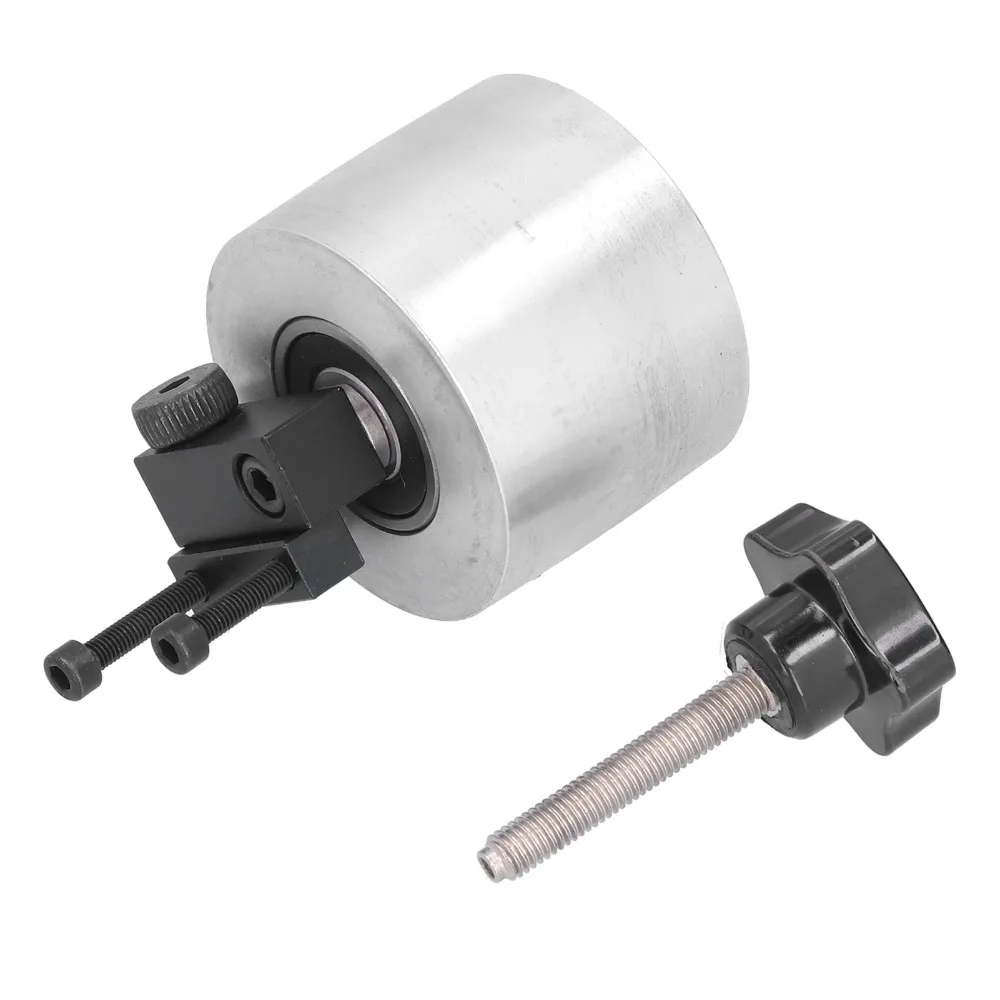 

Aluminum Alloy Belt Grinder Tracking Wheel Belt Grinder Aluminum Alloy Drive Wheel Belt Machine Accessory Woodworking