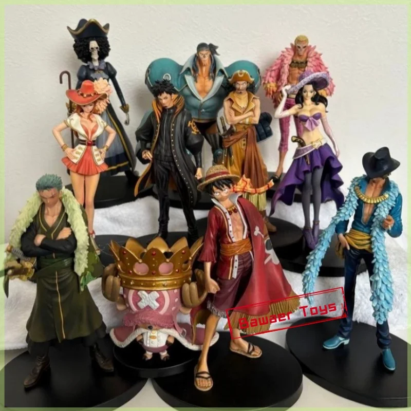 

Bandai One Piece Anime Peripheral Glasses Factory Luffy Zoro Sanji Robin Usopp Creative Action Figure Model Toy Figurines Gifts