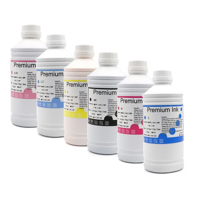 1000ML Dye Ink higher quality For Fuji DX100 Printer T7811 T7812 T7816 Ink For Epson D700 Dye Ink T7821 T7826 6 colors available