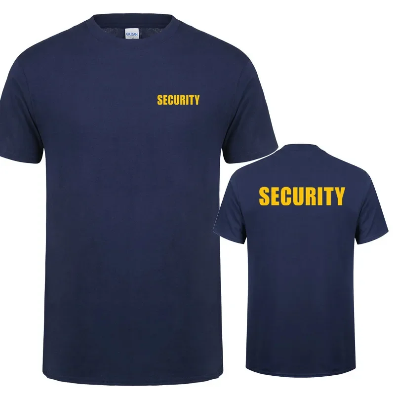 Security T Shirt men polyester Works breathable top for sports, casual wear, easy to maintain clothes Eur size