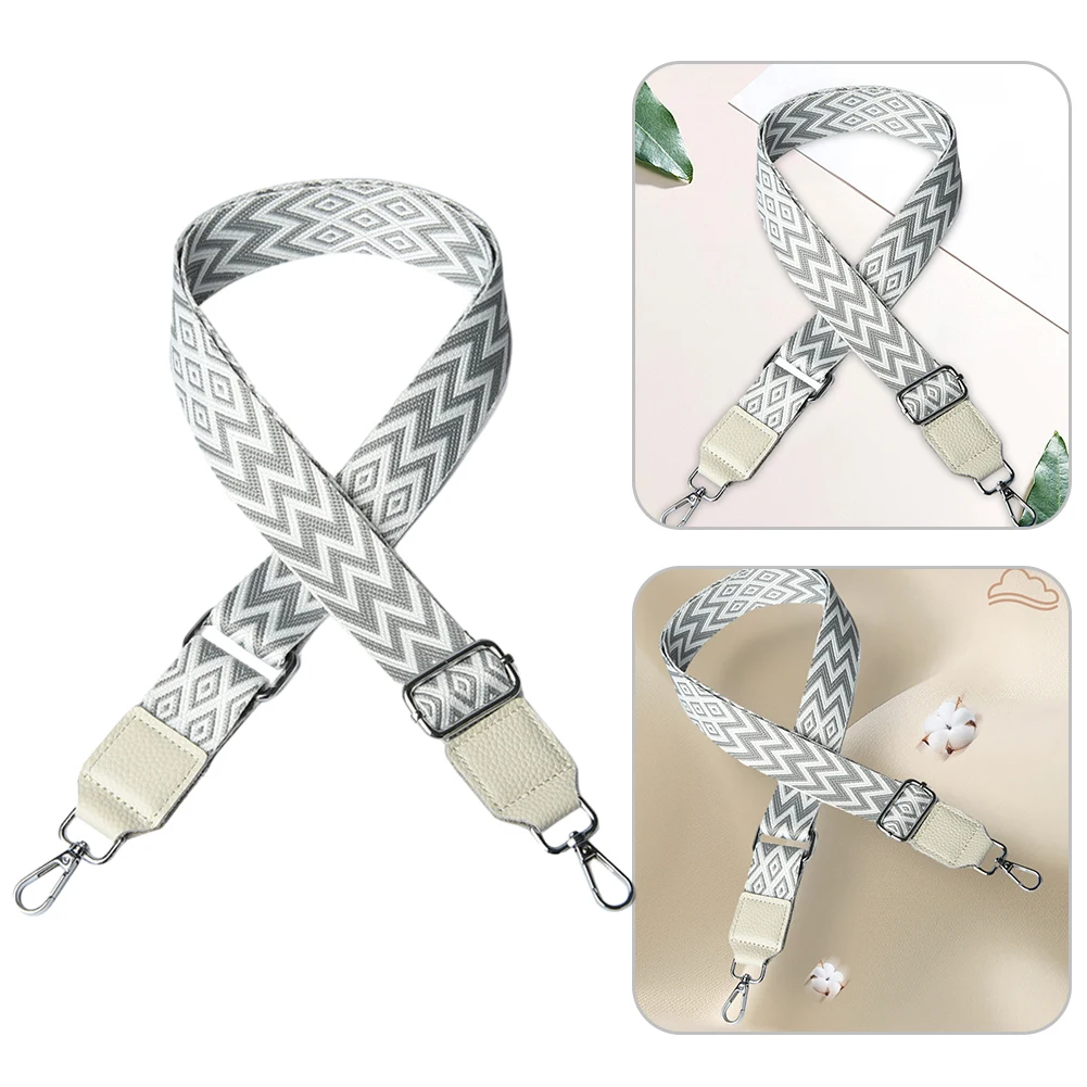 Alças de bolsa crossbody 3,8 cm de largura Alça elegante 360 °   Cinto de bolsa de cabeça rotativa 80-140cm ajustável para substituição de alça de bolsas